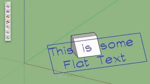 sketchup浮动文字插件(FlatText  Free)